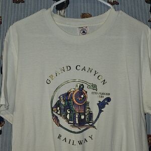 Vintage 80s 90s Grand Canyon Railway Est 1901 T-Shirt Delta Size Medium